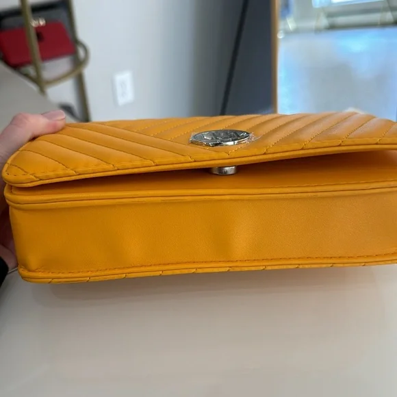 Badgley Mischka yellow crossbody purse $99 MSRP - Picture 5 of 8